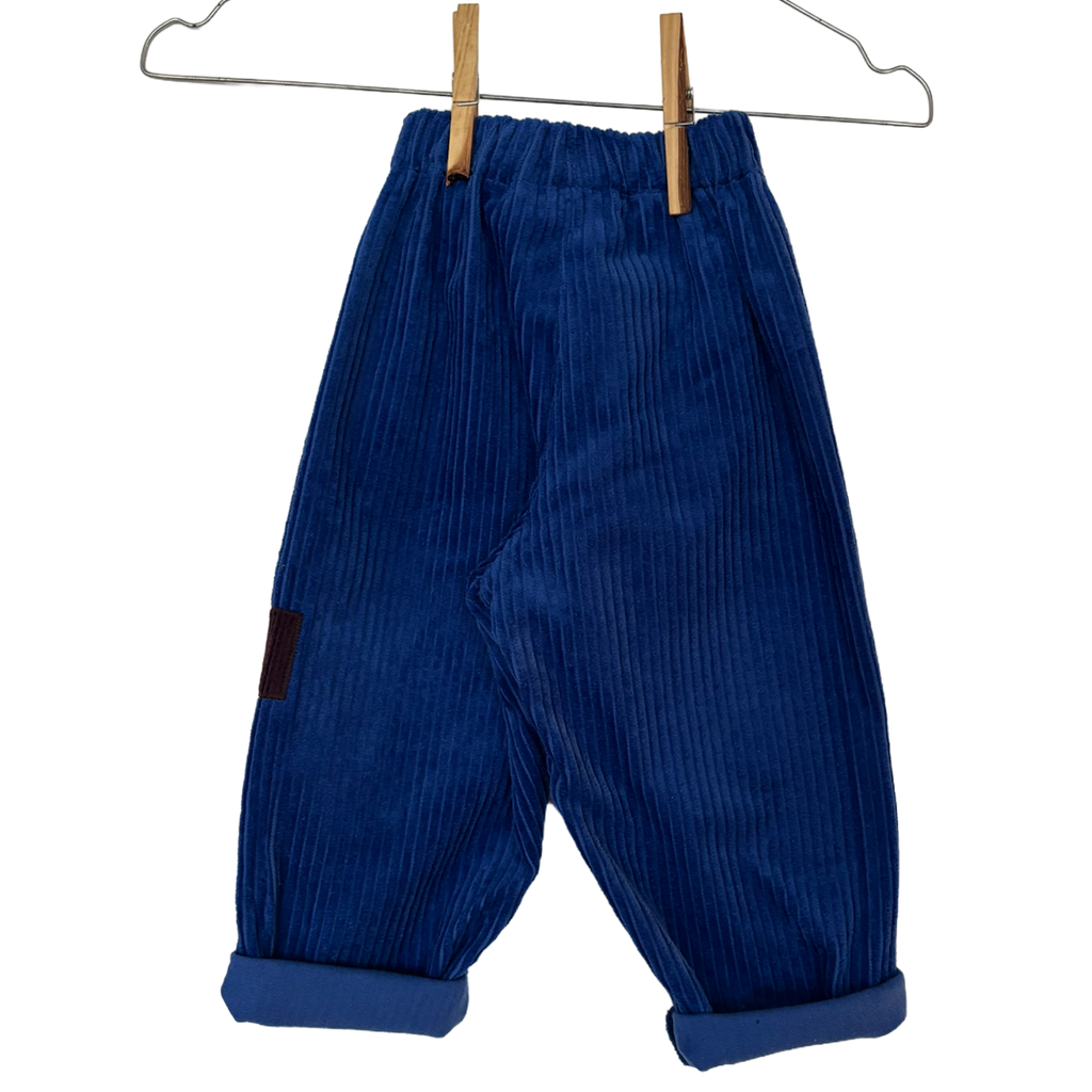 Blue corduroy trousers 9-12 months