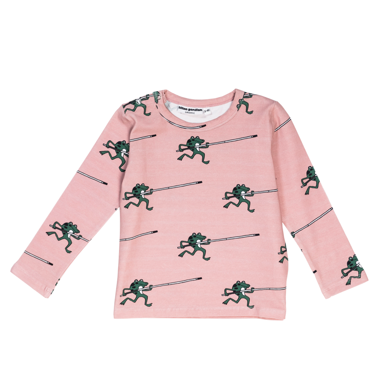 Vault jumping frog print top