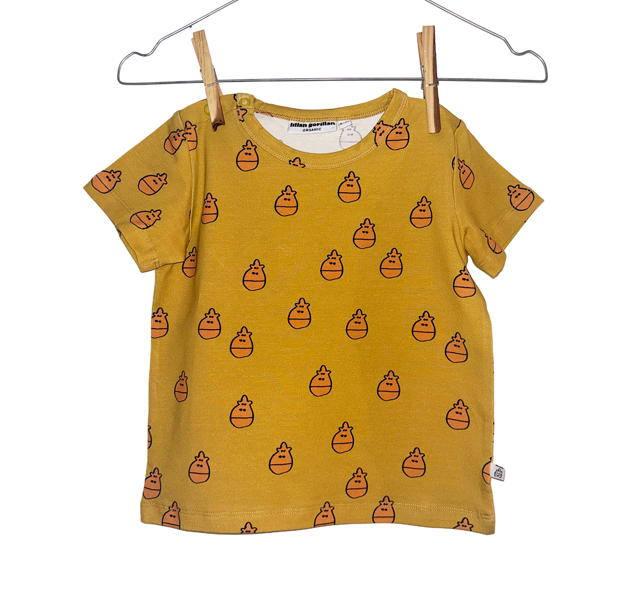 T-shirt with gorilla print