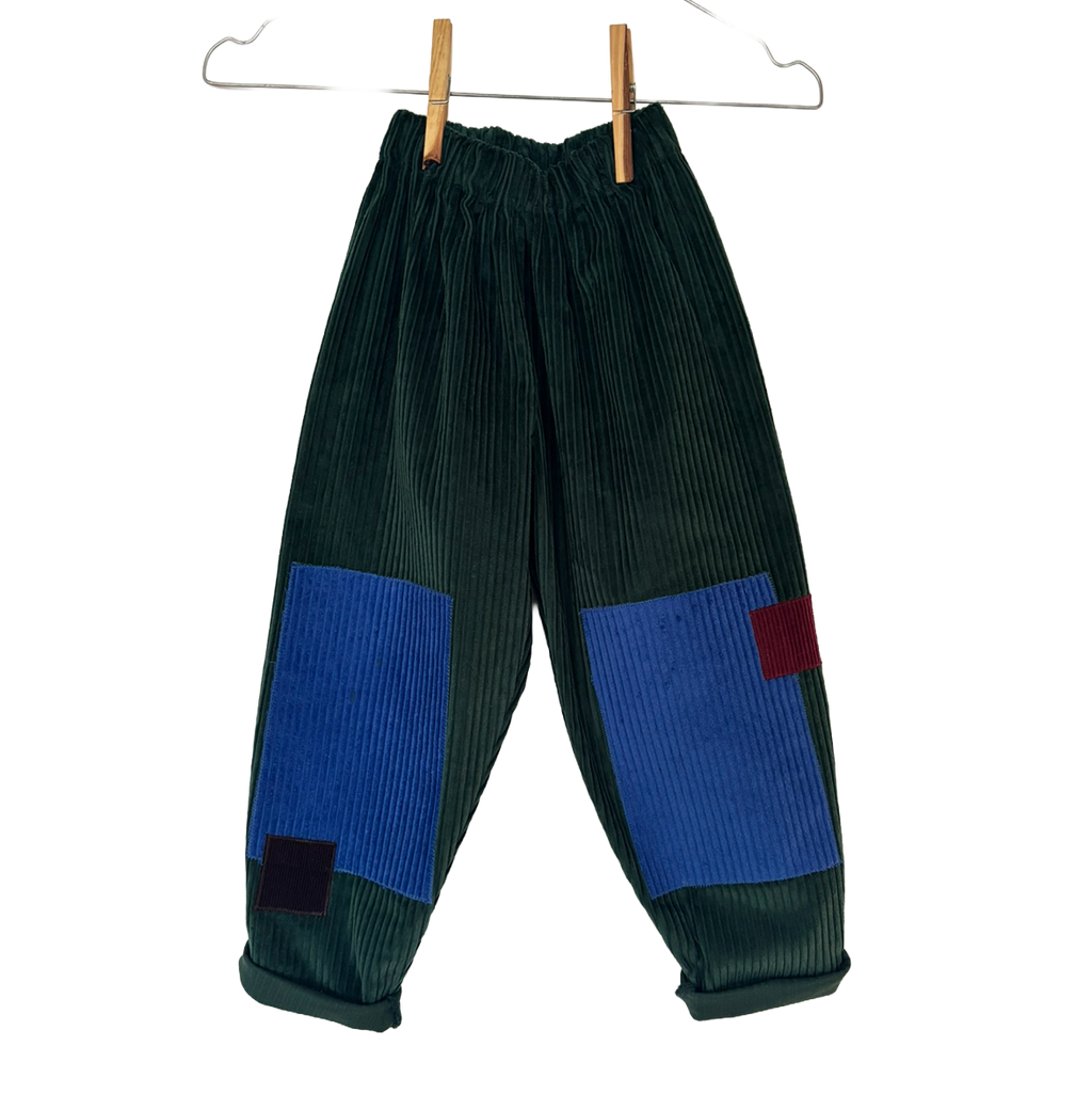 Corduroy trousers with knee patches 3-4 Years