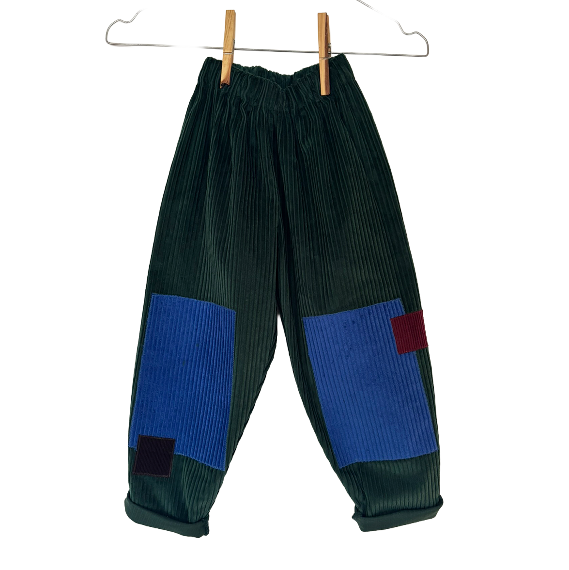 Corduroy trousers with knee patches 3-4 Years
