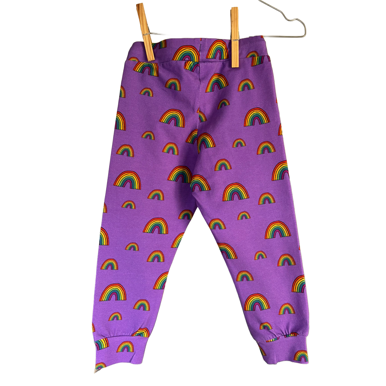 Organic cotton rainbow joggers