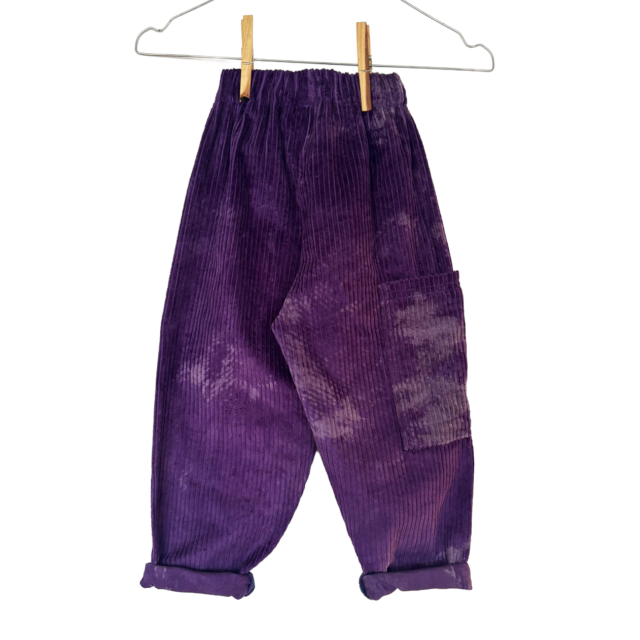 Hand dyed Cotton corduroy trousers 2-3 Years