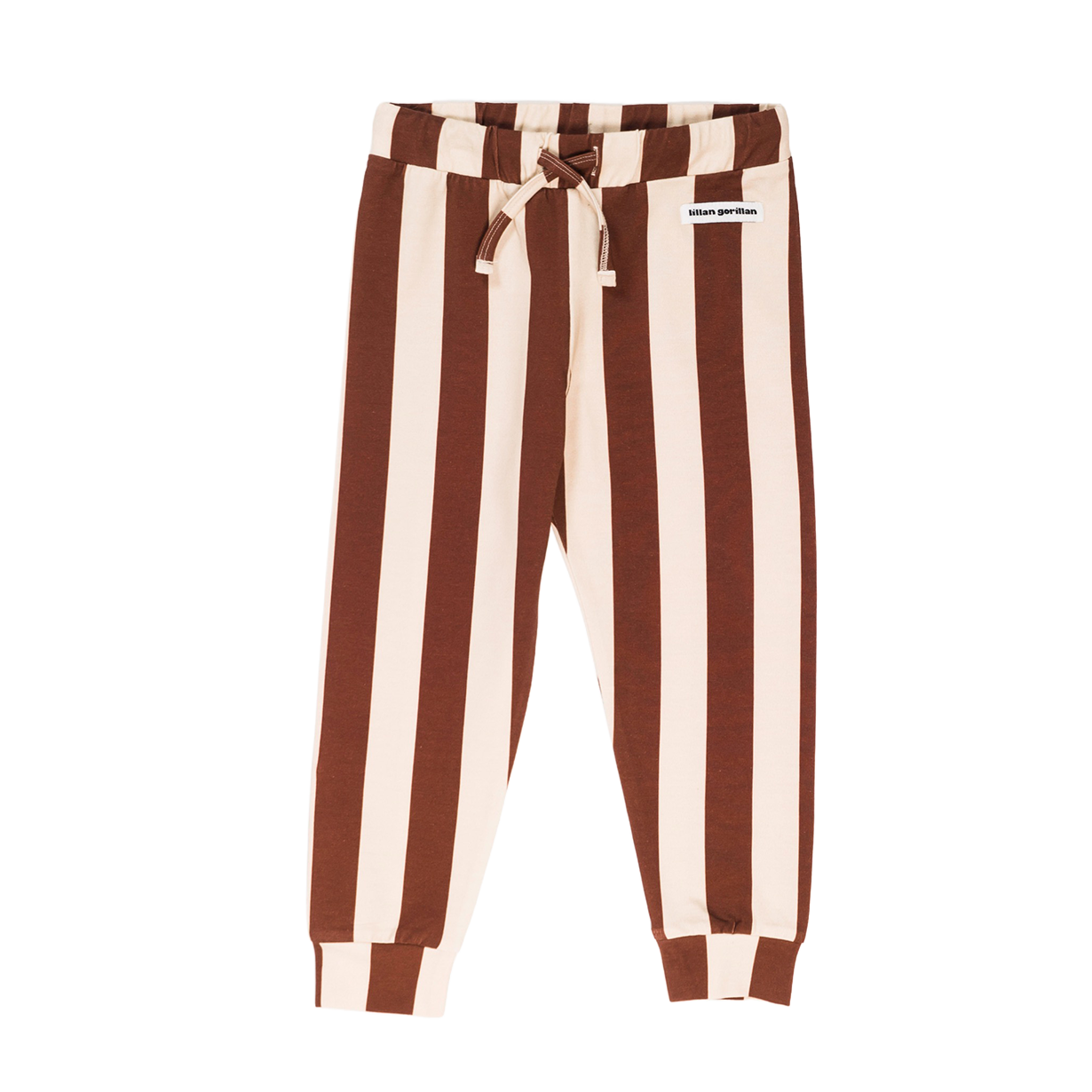 Red stripe joggers